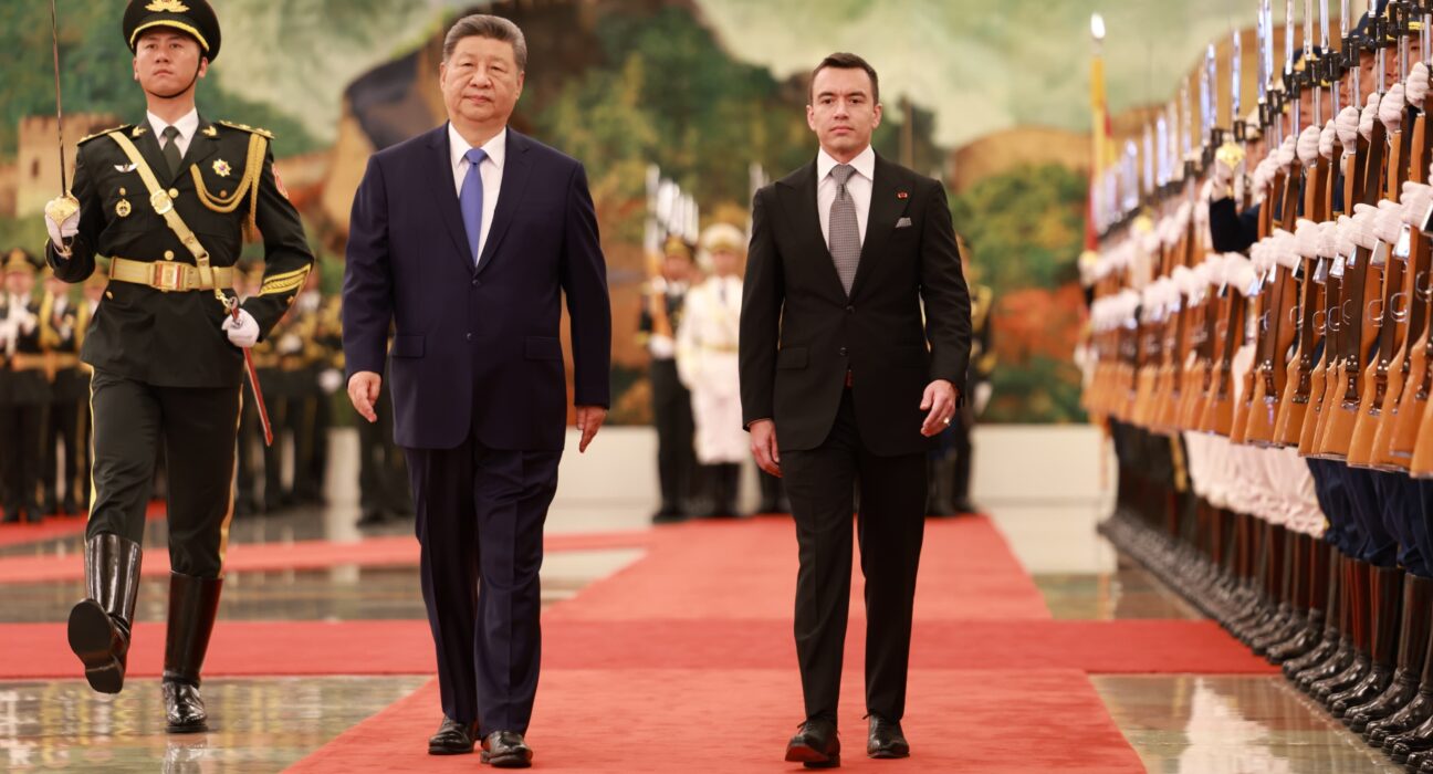 Noboa inicia agenda en China con reunión con Xi Jinping