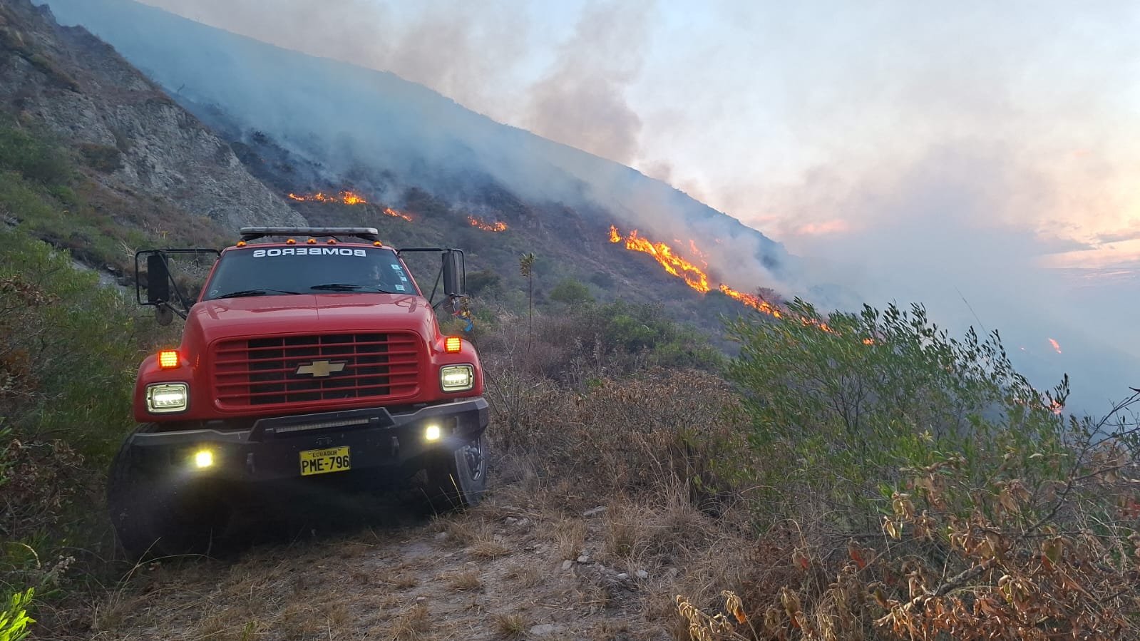 Diez provincias enfrentan riesgo de incendios forestales