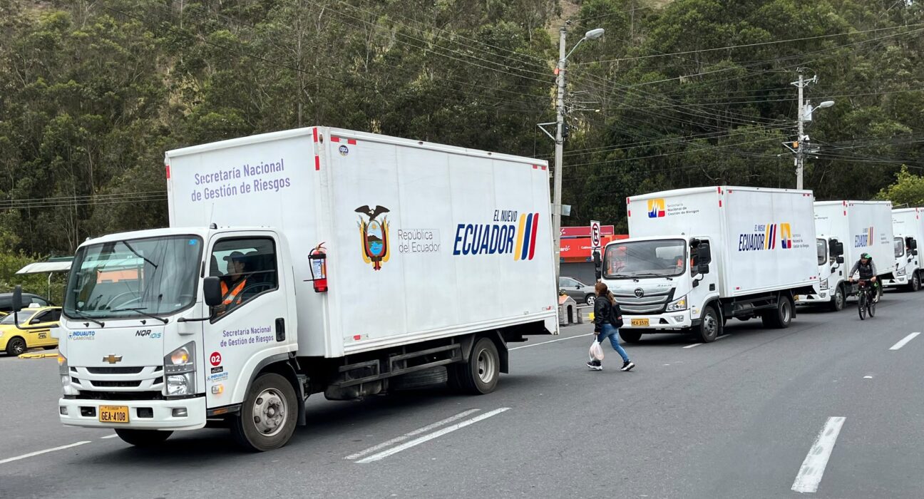 Ecuador envía 12 toneladas de ayuda a Colombia tras terremoto