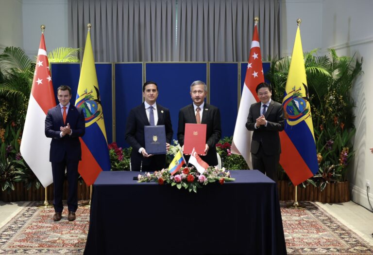 Ecuador y Singapur acuerdan impulsar tecnología, comercio e inversión