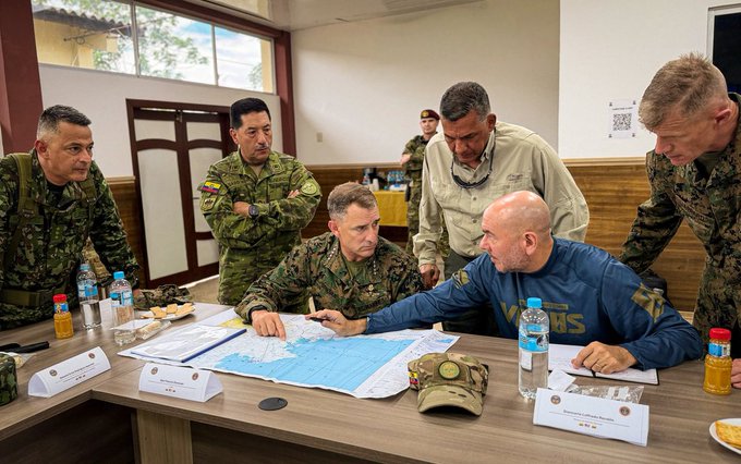 Ecuador, Colombia y EE.UU. alistan ofensiva contra cárteles en la frontera