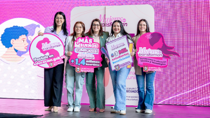 3.000 mujeres podrán acceder a USD 482 para continuar sus estudios