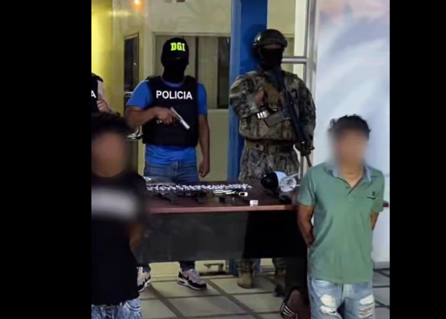 Capturan a presuntos integrantes de Los Lobos en Manabí