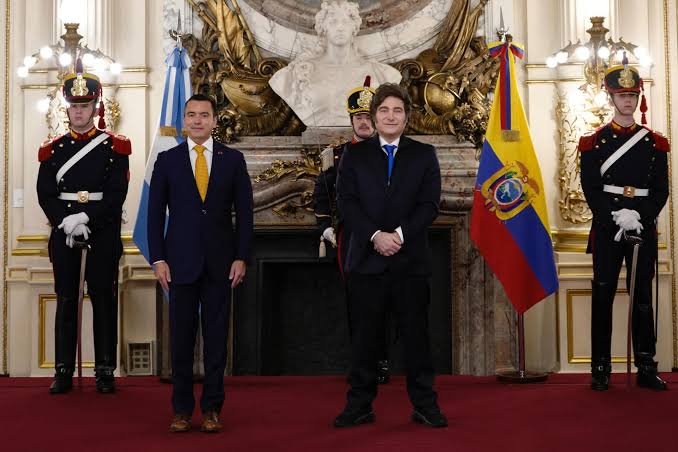 Noboa y Milei firmarán acuerdos de extradición, seguridad y cooperación económica