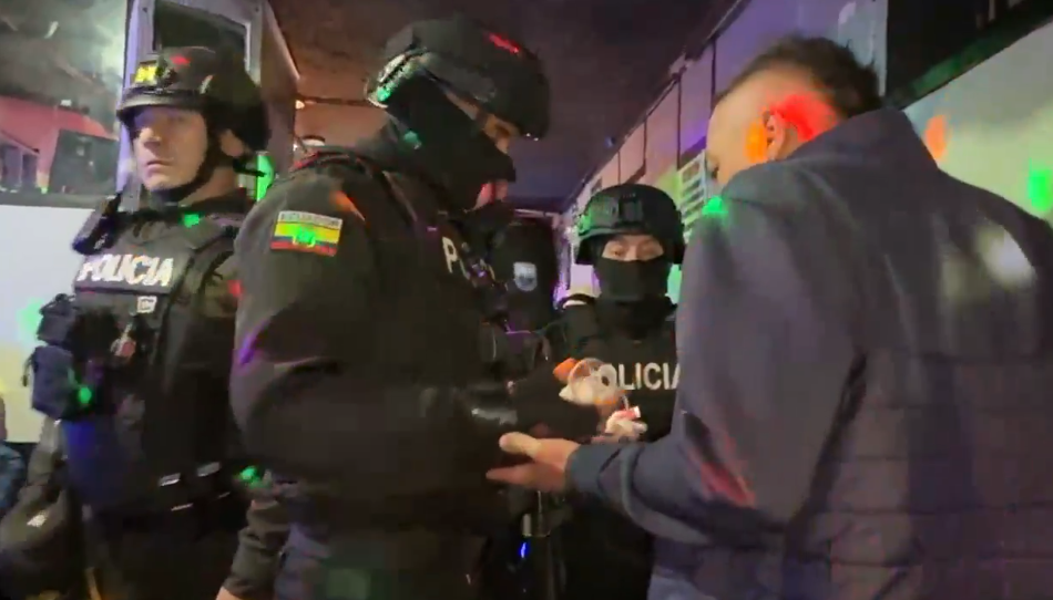 Quito: operativo en la Michelena deja nueve detenidos