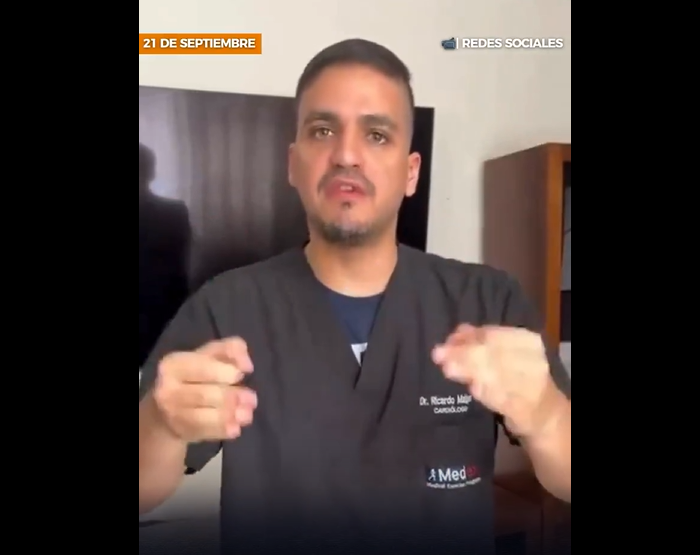 Médico detenido niega acusaciones y cuestiona operativo del Gobierno