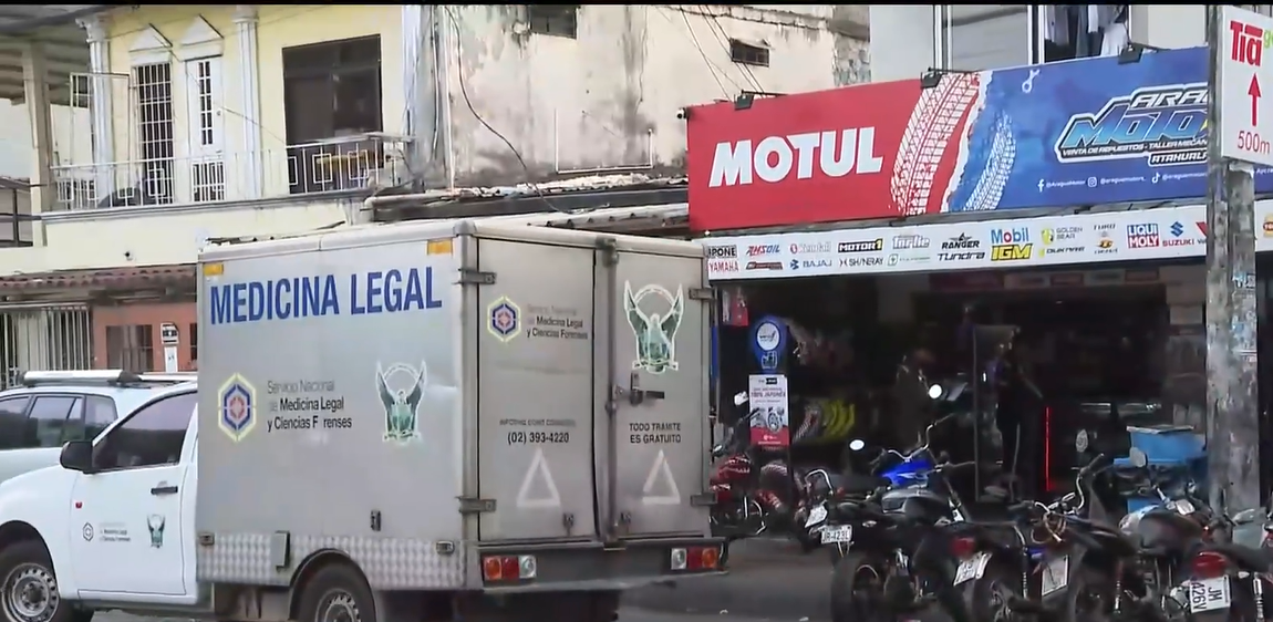 Guayaquil: falsos repartidores asesinan a hombre en local de repuestos