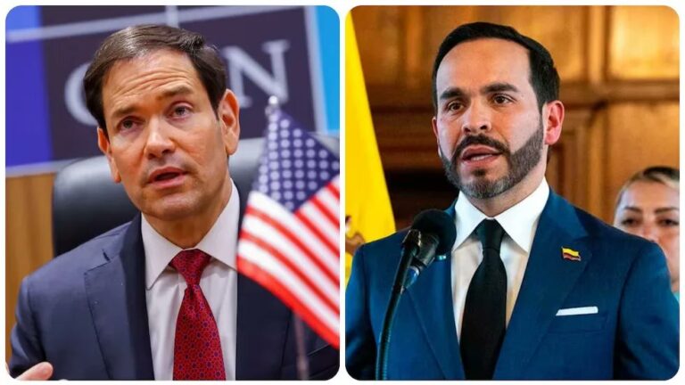 Marco Rubio se reunirá con De la Espriella en Colombia antes de viajar a Ecuador