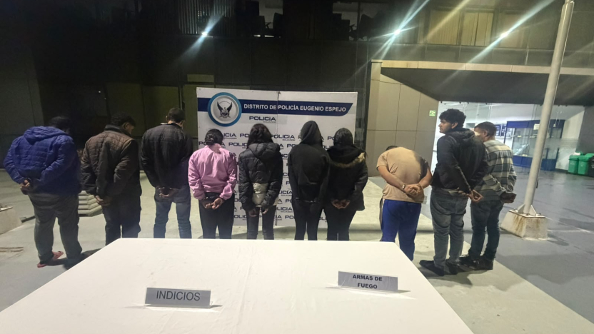 Desarticulan presunta red de extorsión vinculada a Los Lobos en Quito