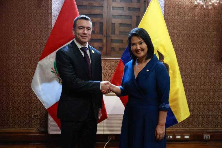 Noboa se reunirá con Keiko Fujimori en Perú durante Gabinete Binacional
