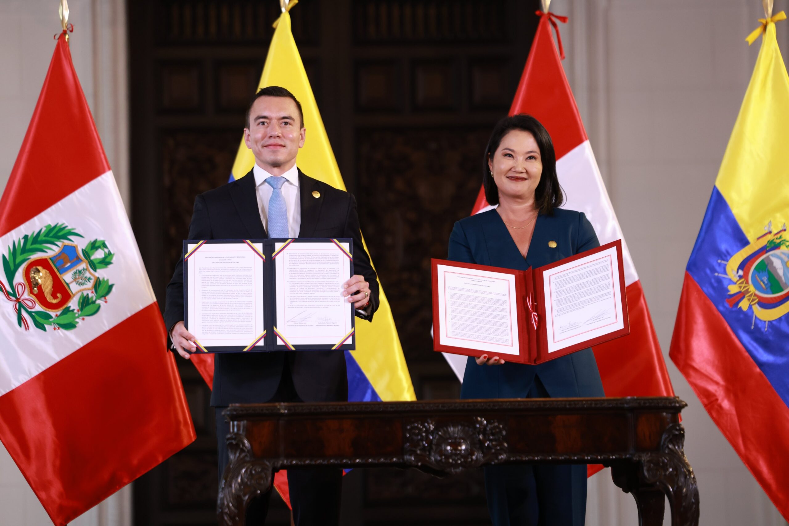 Ecuador y Perú alcanzan acuerdos sobre energía, seguridad y desarrollo fronterizo