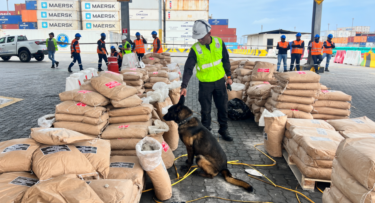 Policía incauta 748 kilos de cocaína ocultos en cemento con destino a Turquía