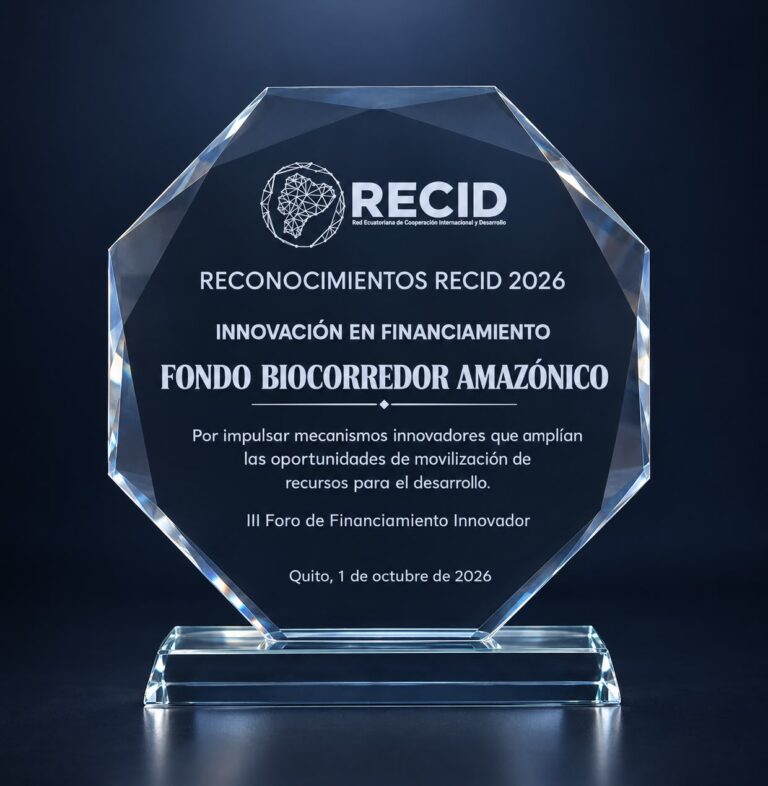 Fondo Biocorredor Amazónico recibe reconocimiento RECID 2026 por innovación financiera