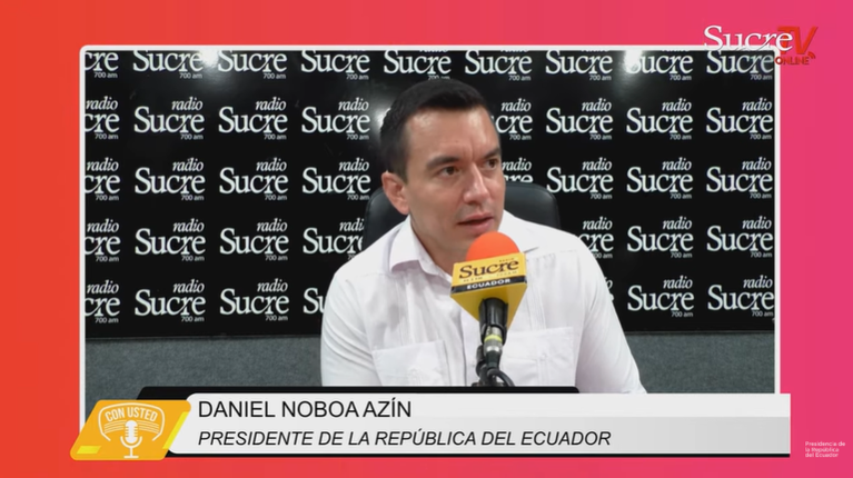 Noboa analiza alivios tributarios para industrias y descarta apagones en hogares
